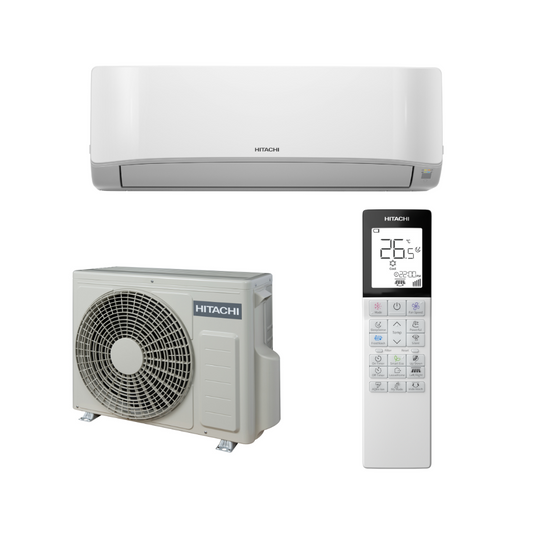 Hitachi Air Home 400, Split de perete, 12000 btu/h, WiFi INCLUS, Mold Guard, Antivirus filter, Frostwash, Sleep Sense, Smart Eco, A++/A++, Extreme Silent 20db, No Loss -7C Capacity SEER/SCOP 7.5/4.6, AirCloudHome