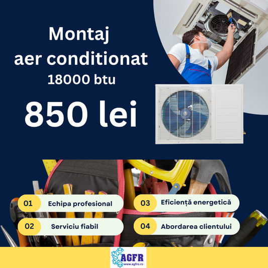 Montaj aer conditionat 18000 BTU