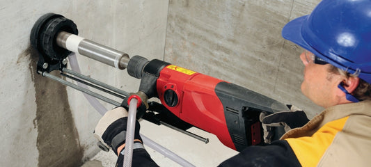 Perforare suplimentara in beton pentru instalare